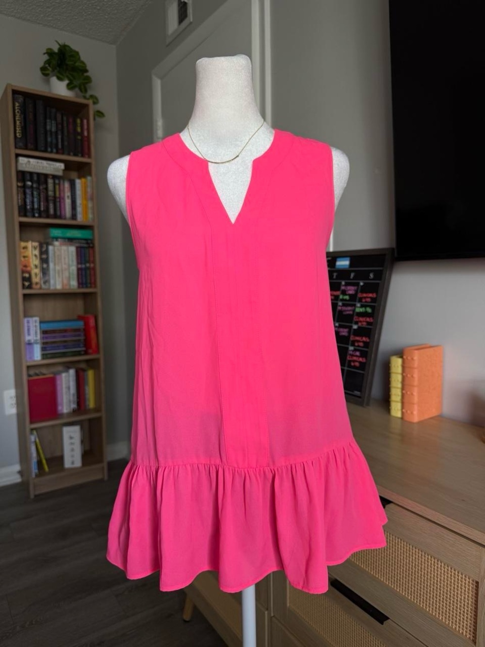 lilly pulitzer neon pink gramercy blouse
